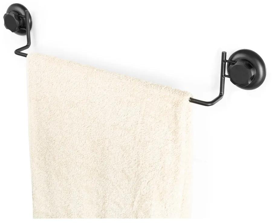 Bestlock Porta-tubo nero per asciugamani, 60,6 x 9 cm - Compactor