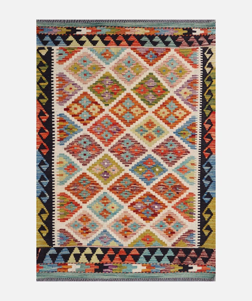 Kilim Tappeto orientale 90x130 (Pakistan) Tessuto A Mano