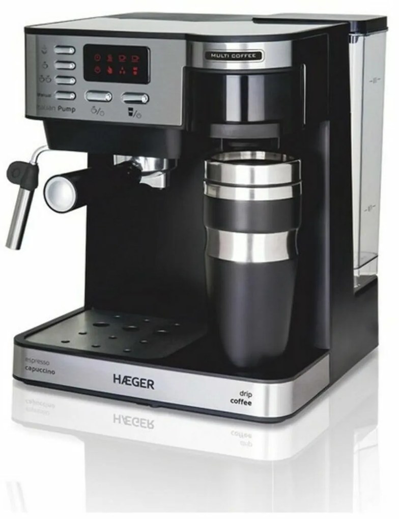 Caffettiera Express a Leva Haeger CM-145.008A Multicolore 1,2 L