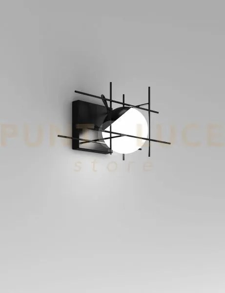 Plot frame applique a parete 1 bianco lucido nero opaco 2 l3209  le...