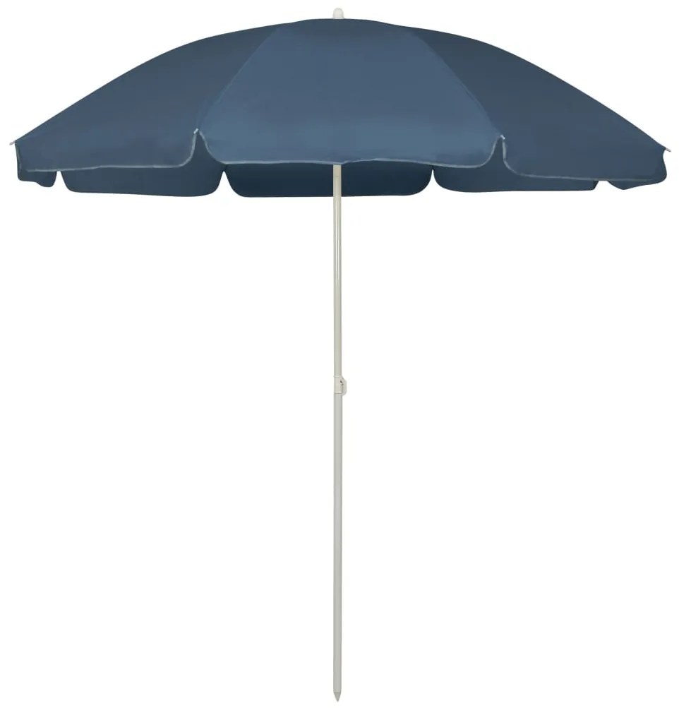 Ombrellone Da Spiaggia Blu 240 Cm /