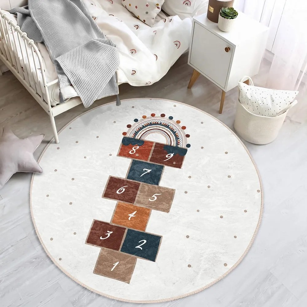 Tappeto per bambini crema ø 120 cm Comfort - Mila Home