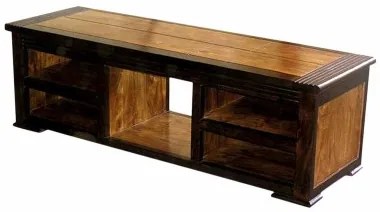 Mobile TV DKD Home Decor 140 x 45 x 45 cm Marrone scuro Acacia