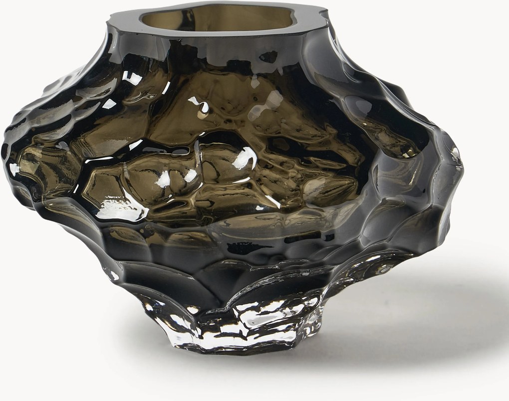 Vaso in vetro soffiato Canyon, alt. 8 cm