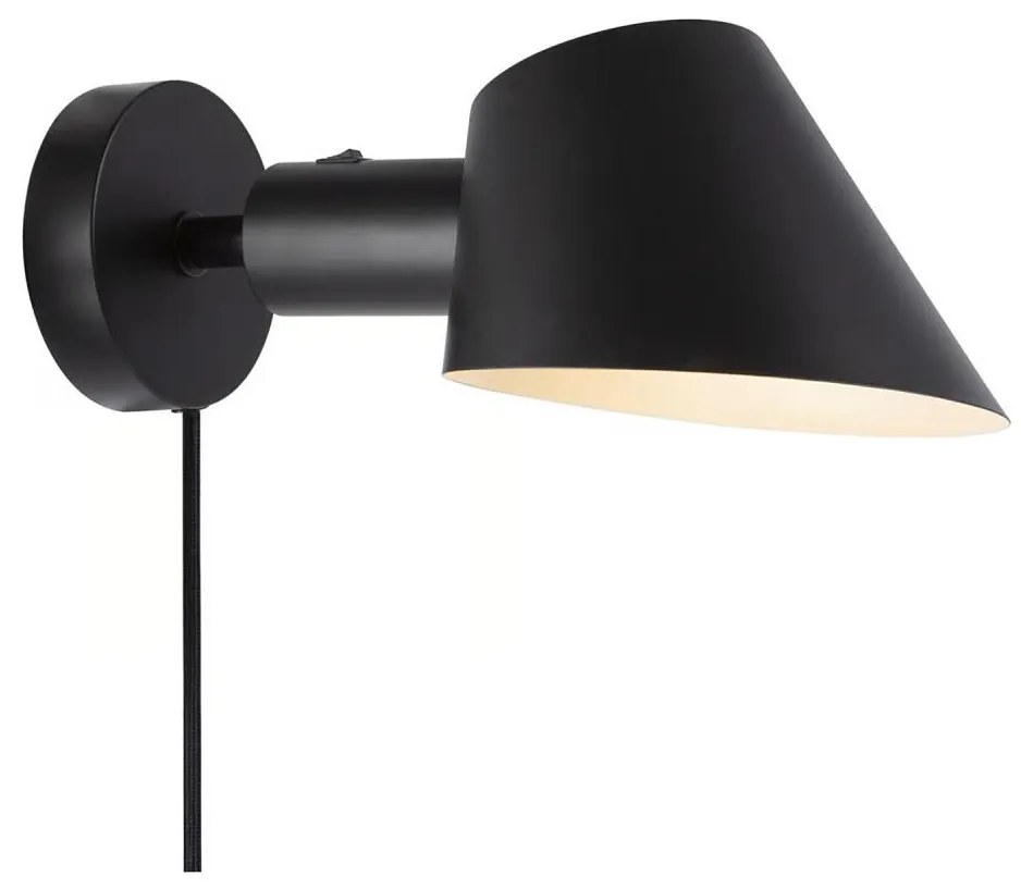 Nordlux - Applique STAY 1xE27/60W/230V nera