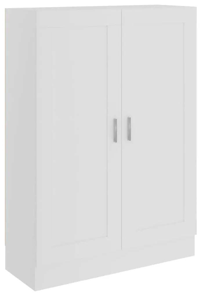 Libreria bianca 82,5x30,5x115 cm in legno multistrato