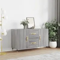 Credenza Grigio Sonoma 100x36x60 cm in Legno Multistrato 828154