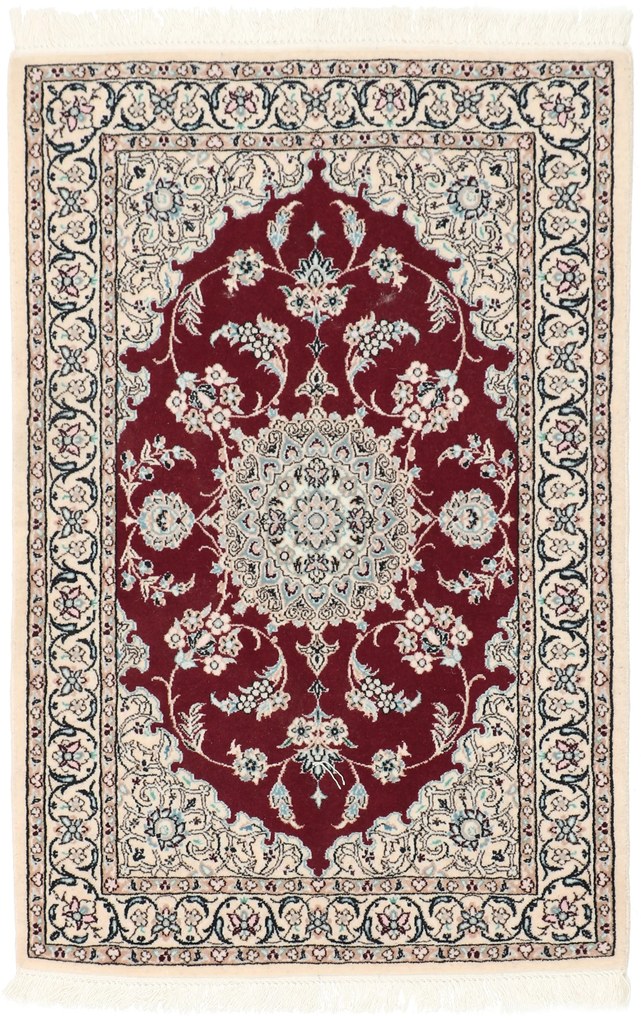 Nain Tappeto 60 x 90 (Iran) Annodato A Mano