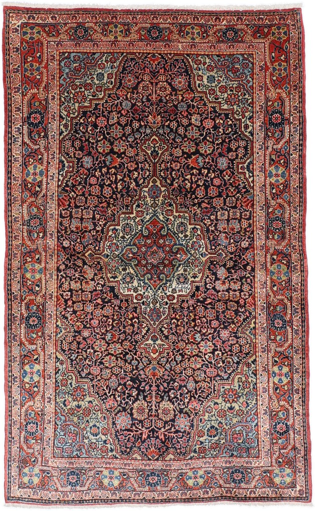 Sarouk Tappeto 210 x 130 (Iran) Annodato A Mano