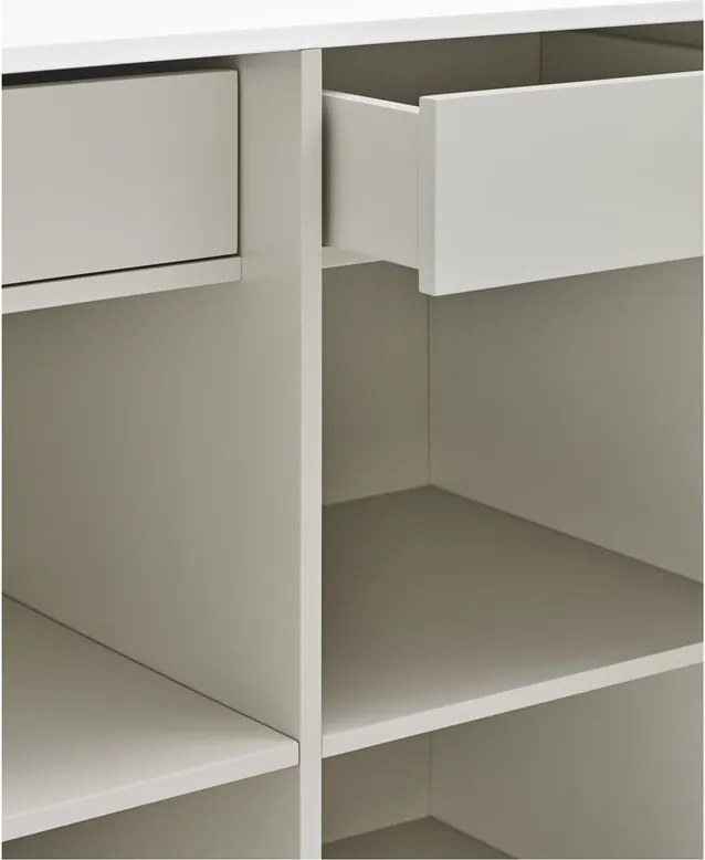 Cassettiera bianca , larghezza 92 cm Doric - Teulat