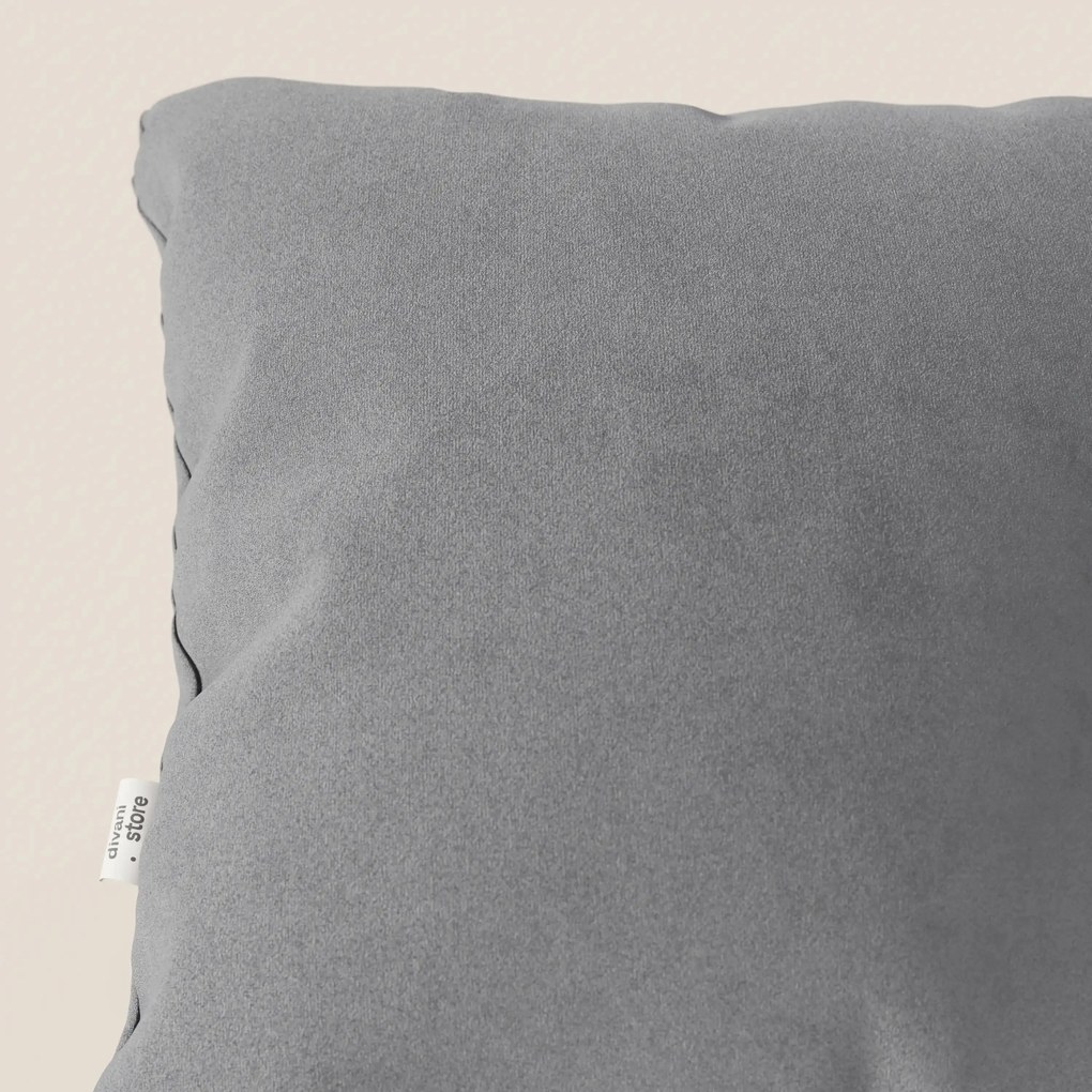 Jazz cuscino disponibile in diversi colori realizzato in microfibra tecnica smacchiabile T11 grigio