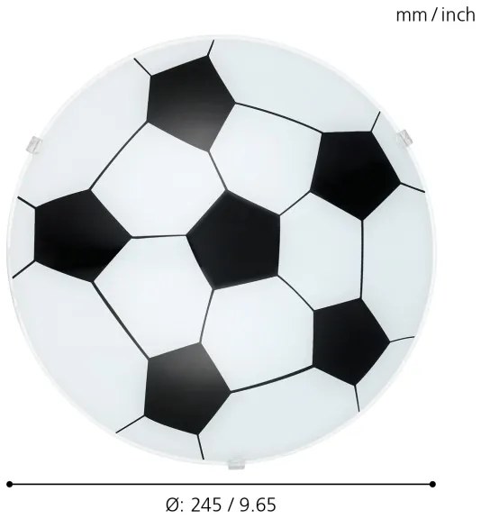 Eglo 87284 - Plafoniera per bambini JUNIOR E27/60W/230V