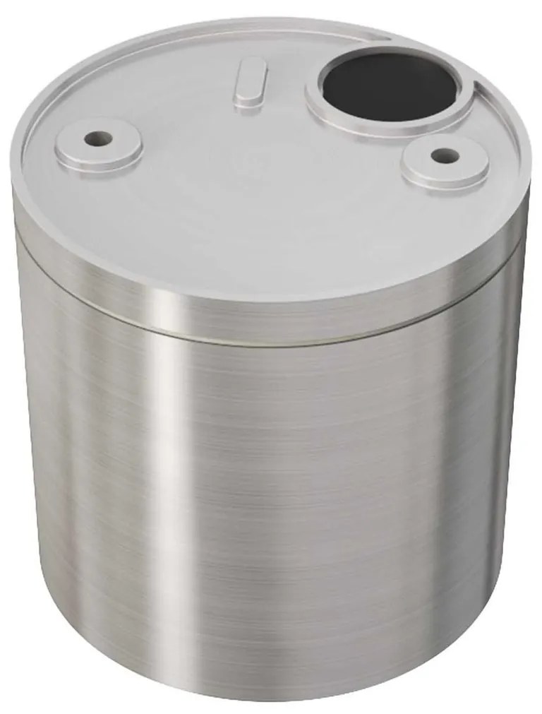 Applique da soffitto IP54 GU10 in Alluminio e Vetro - Inox