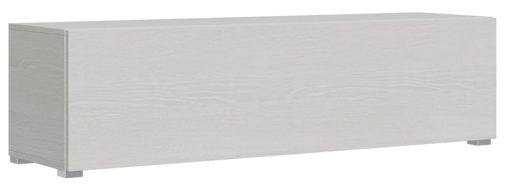 Base Ribalta a terra con piedini in diverse finiture, L.60 e L.153,6 H.40 P.39,2, Bianco Frassino