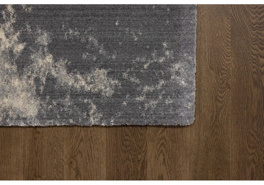 Tappeto in lana grigio-beige 133x190 cm Niagara graphite - Agnella