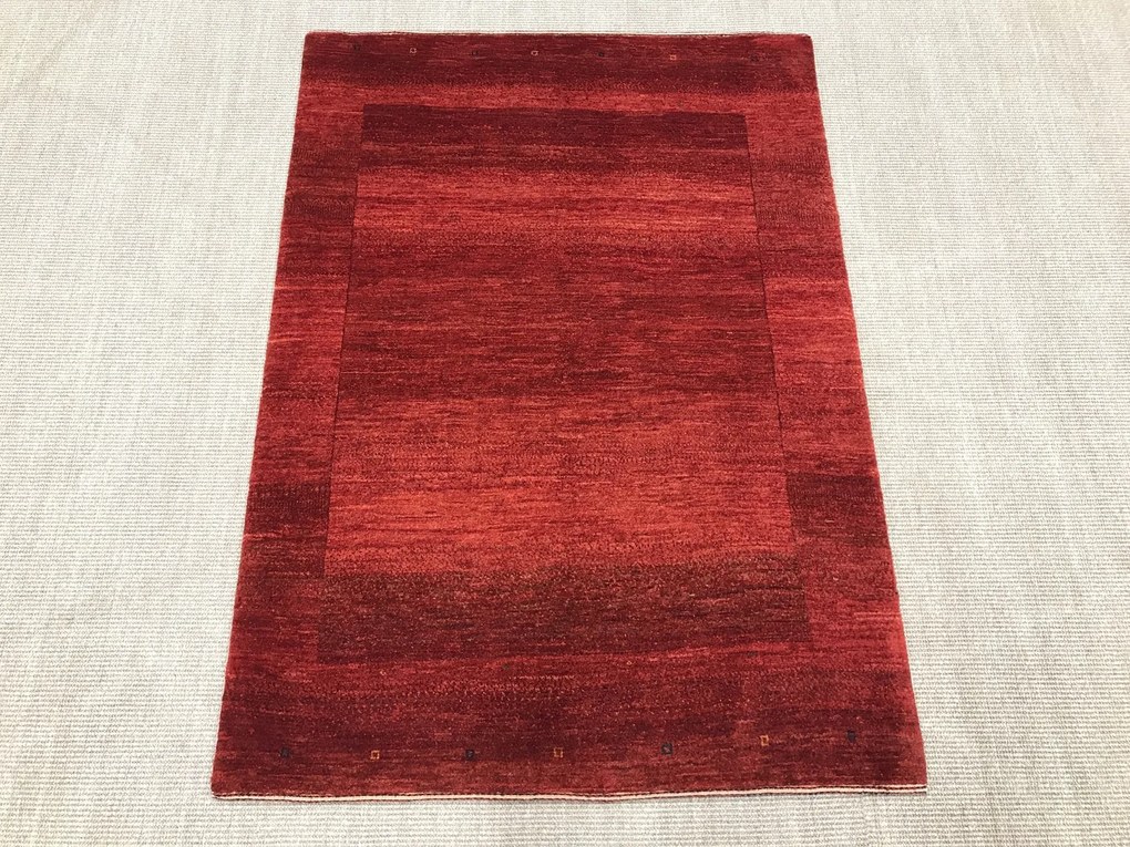 Loribaft Tappeto persiano 110x150 Rosso (Iran) Annodato A Mano