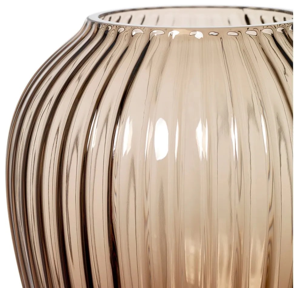 Vaso in vetro marrone fatto a mano Hammershøi - Kähler Design