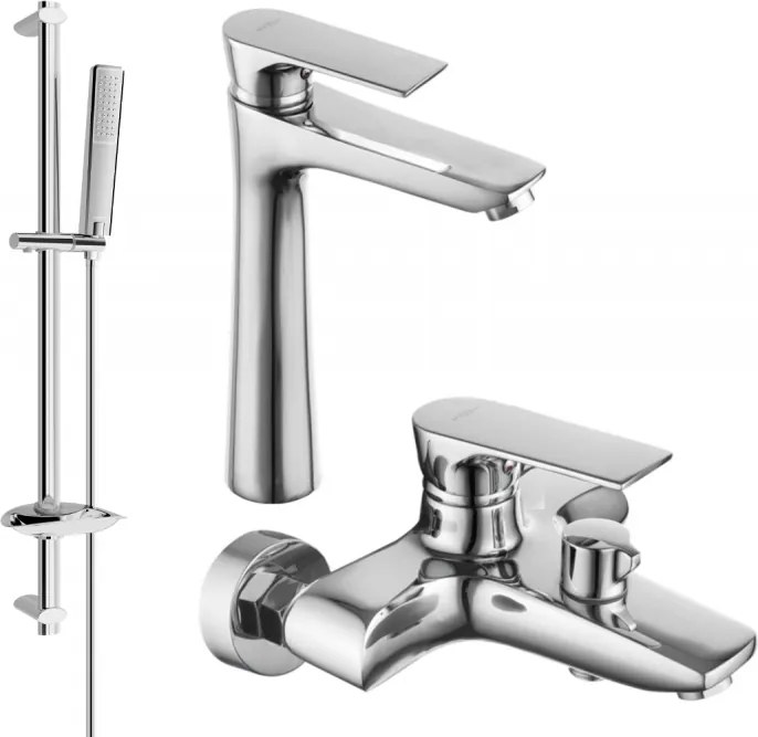 Mexen Axel DB72 set da bagno, cromato - 73813DB72-00