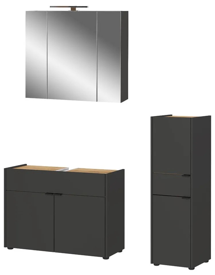 Set da bagno antracite Forano - Germania