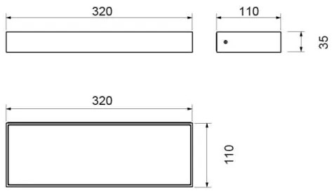 Dora Led Bidirezionale 15W 4000°K