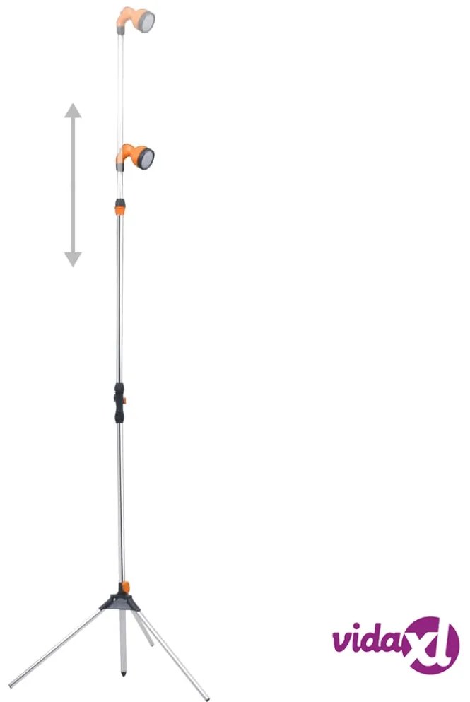 vidaXL Doccia da Giardino con Treppiede 221 cm in Alluminio
