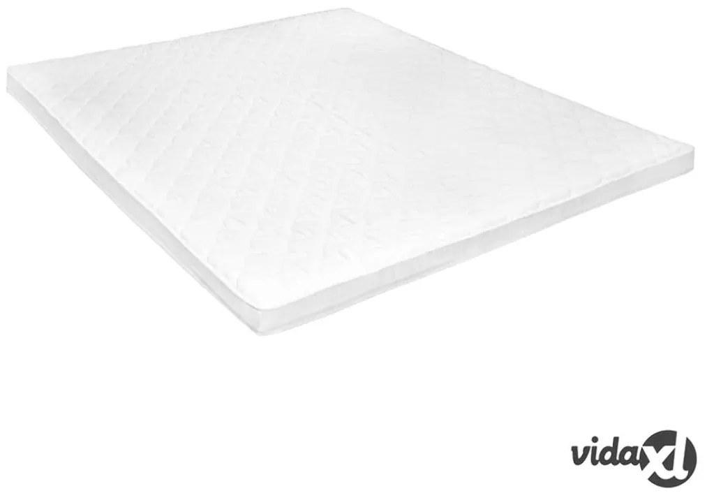 vidaXL Coprimaterasso 160x200cm Schiuma a Freddo Superficie a Onde 6cm