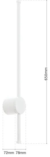 Orion WA 2-1473 - Illuminazione a LED per specchi da bagno FERDINAND LED/12W/230V IP54 bianco