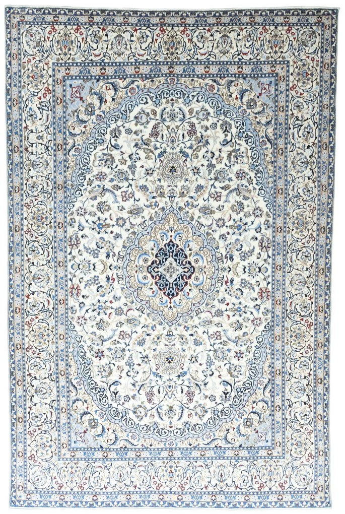 Nain Tappeto persiano 240x370 Beige (Iran) Annodato A Mano