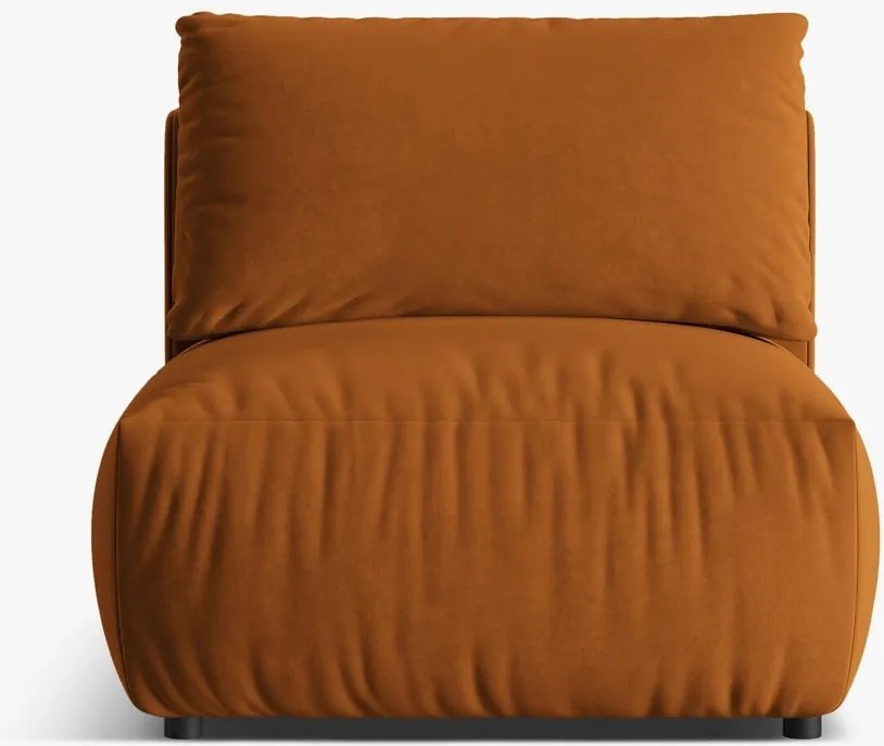Modulo singolo Chris in velluto – L85 cm