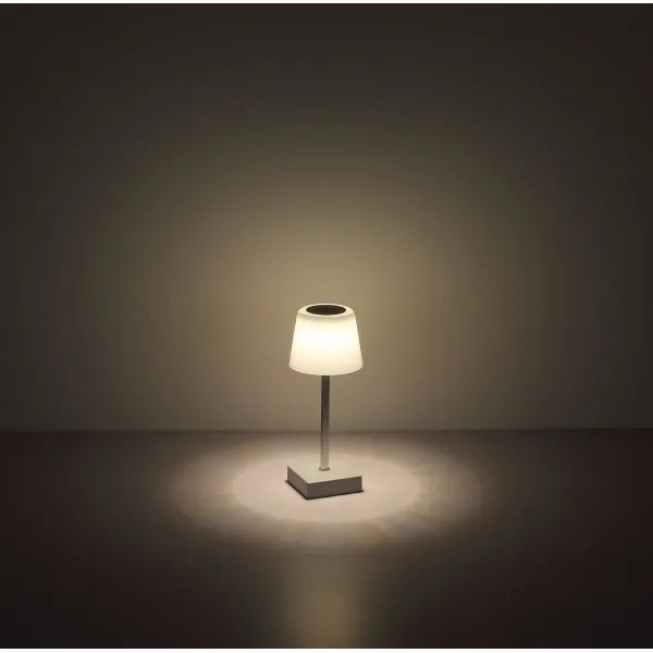 Globo 28061W - Lampada da tavolo LED dimmerabile XAYDEN LED/2W/5V 800mAh bianca