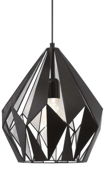 Eglo 49255 - Lampadario CARLTON 1 1xE27/60W/230V