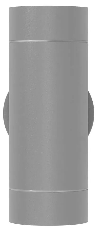 Applique Cilindrica Bidirezionale IP65 GU10 Grigio Colore Grigio