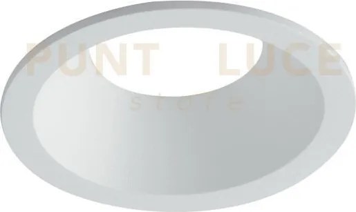Faretto a incasso ayris bianco tondo 1 luce attacco gu10 8,5x10cm