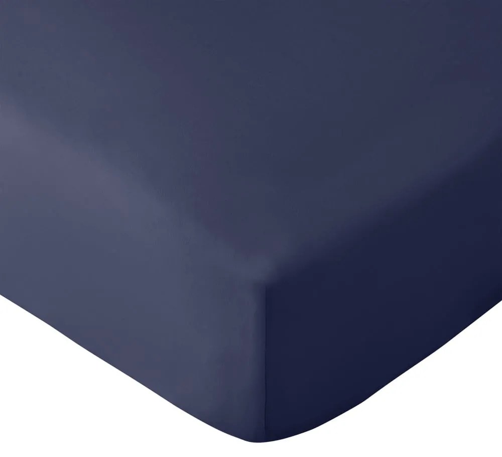 Lenzuolo elasticizzato blu scuro 90x190 cm So Soft Easy Iron - Catherine Lansfield