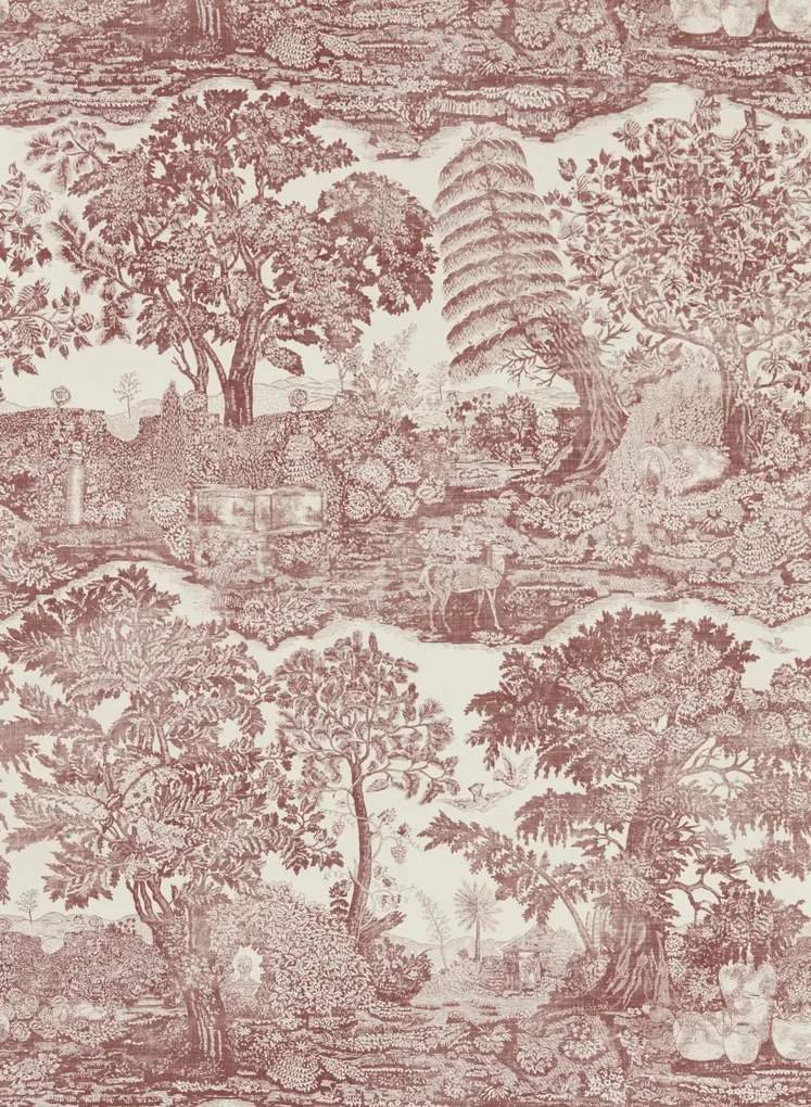 Sanderson Carta da parati Highgrove Toile - Oak
