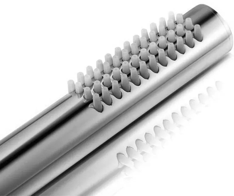 Doccino tondo in ottone cromato lucido monogetto anticalcare