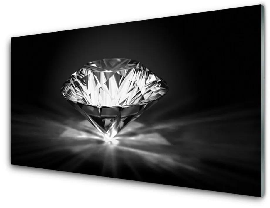 Quadro in vetro Arte Diamante Grafica d'arte 100x50 cm