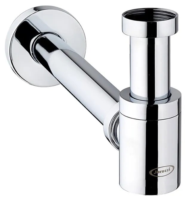 Sifone tondo basso minimale a bottiglia d'arredo Jacuzzi Rubinetteria