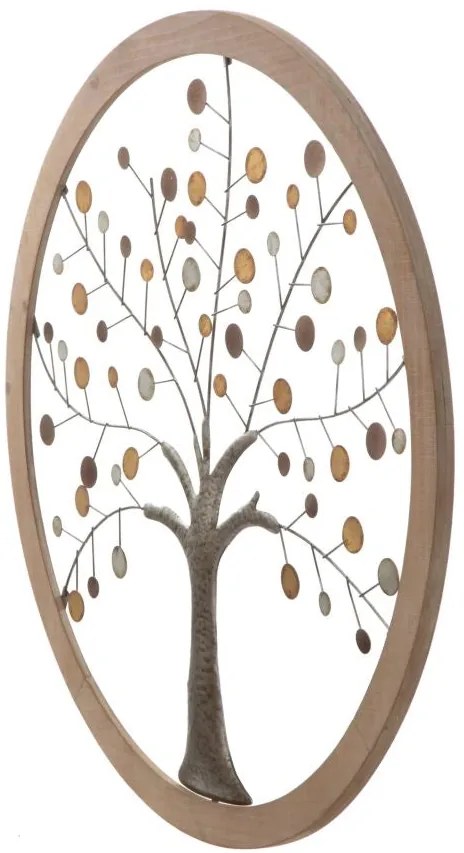 Pannello Decorativo Albero della Vita - Specchio Ø 80x2 cm