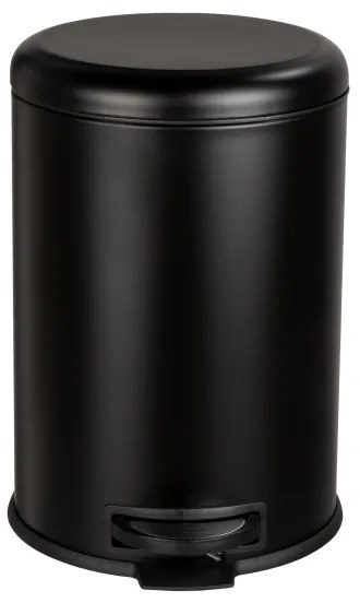 WENKO 54913100 - Cestino portarifiuti LEMAN 25x38 cm nero