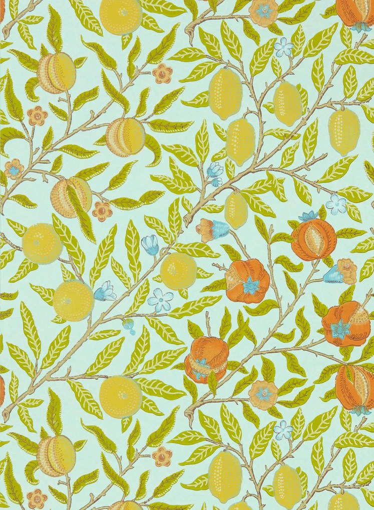 Morris & Co Carta da parati Fruit - Sky