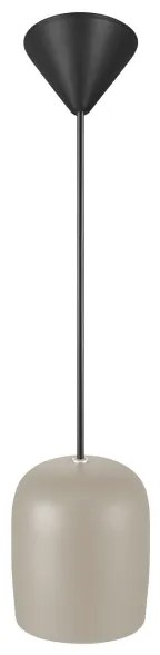 Nordlux - Lampadario a sospensione con filo NOTTI 1xE27/25W/230V grigio