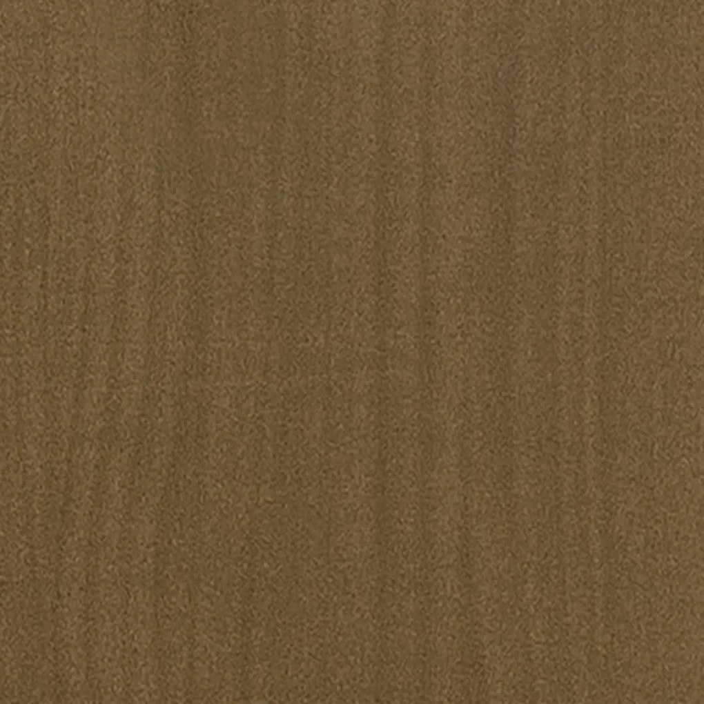 Giroletto Marrone Miele in Legno Massello di Pino 200x200 cm