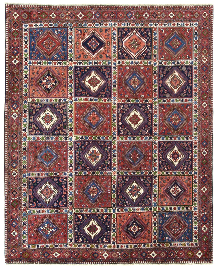 Yalameh Tappeto 200 x 250 (Iran) Annodato A Mano