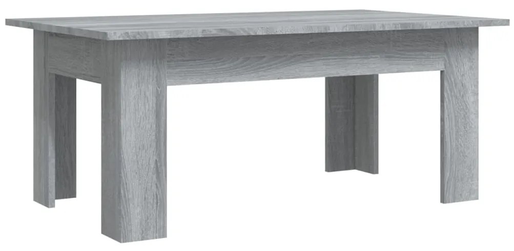 Tavolino da Salotto Grigio Sonoma 100x60x42cm Legno Multistrato