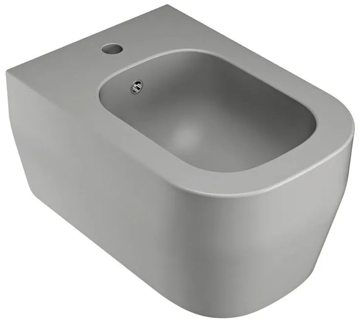 Bidet sospeso grigio tutto evo OLYMPIA CERAMICA L 36 x H 42 x P 53 cm