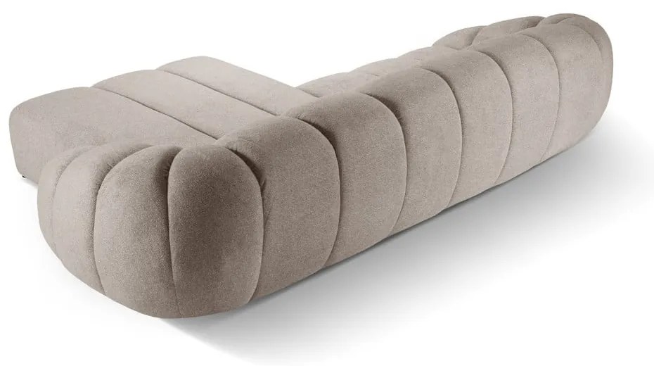 Divano angolare beige (con penisola a destra) Diana – Micadoni