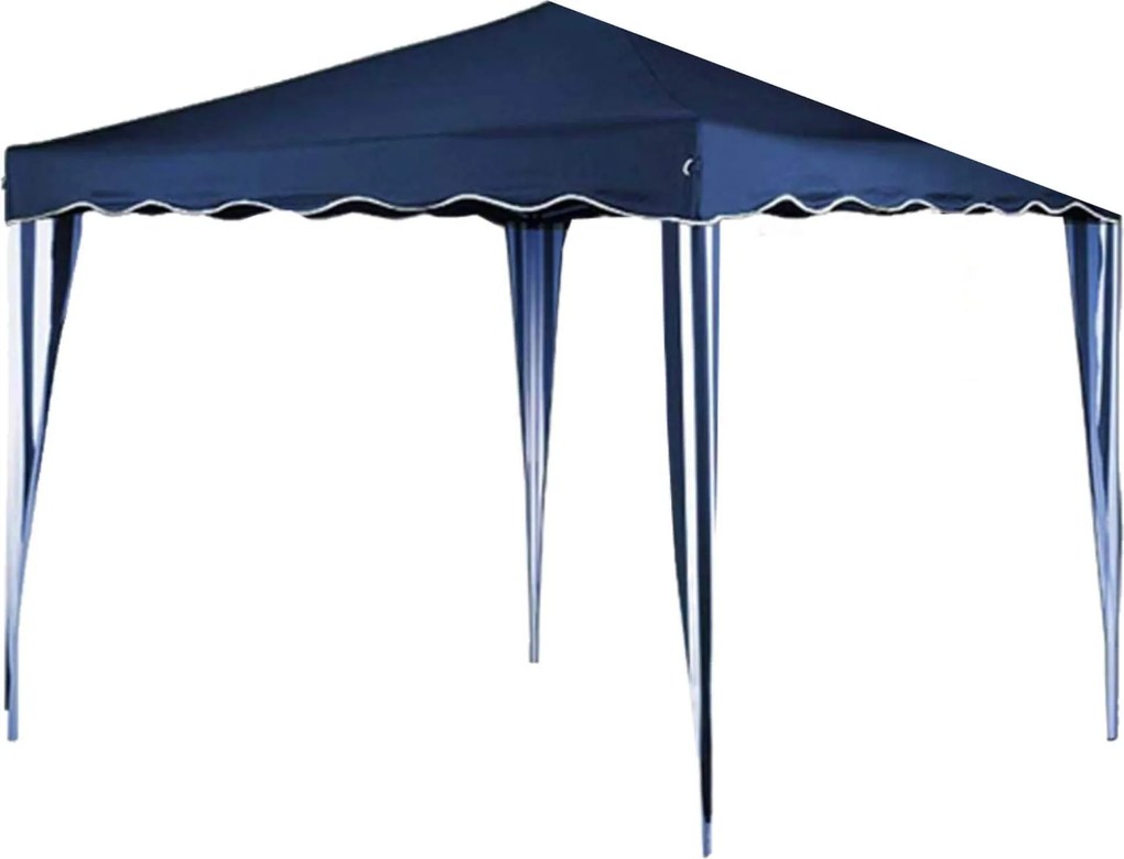 HEBES - gazebo pieghevole e richiudibile completo di sacca protettiva in acciaio 3 x 3 m
