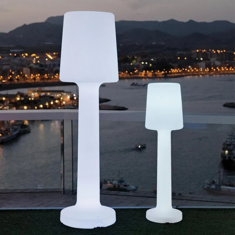 Lampada da terra LED Carmen  bianco, luce bianco freddo 90 lumen NEWGARDEN