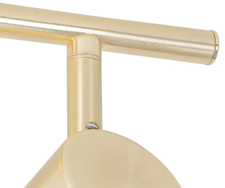 Plafoniera moderna in ottone a 2 luci orientabili - Jeana